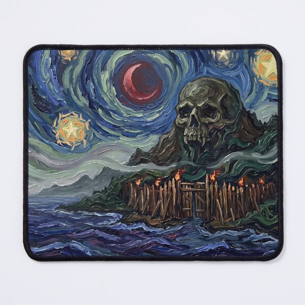 Item preview, Skull Island Starry Night Mysterious Landscape designed and sold by Bad-Decisions-Designs.