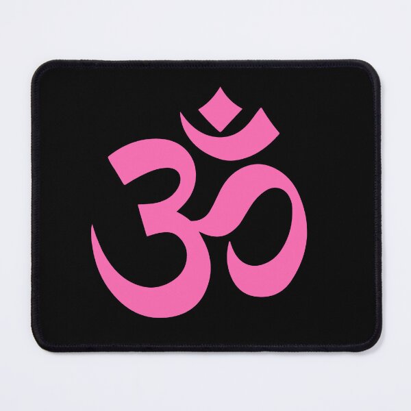Item preview, Minimalist Pink Om Meditation Symbol designed and sold by pattern-archive.