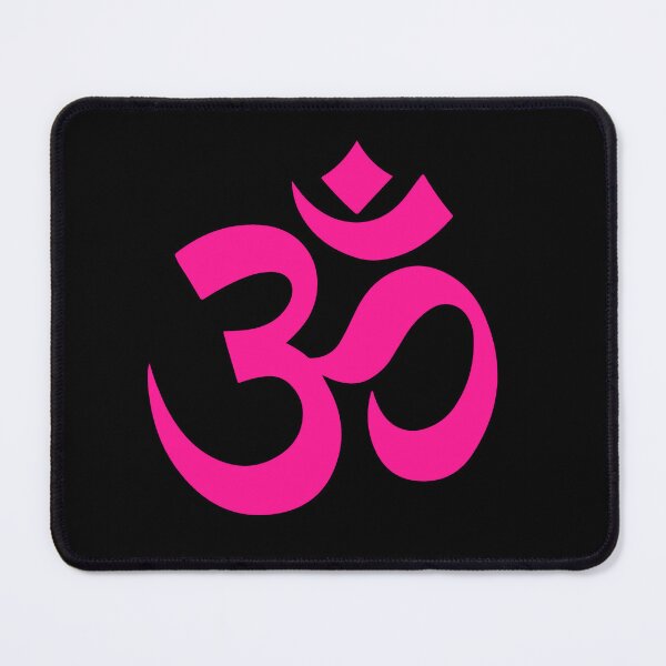 Item preview, Minimalist Hot Pink Om Meditation Symbol designed and sold by pattern-archive.