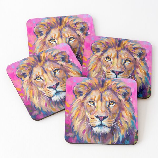 Item preview, Portrait painting pop art lion  designed and sold by TYA - Take Your Art.