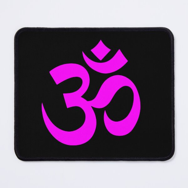 Item preview, Minimalist Magenta Om Meditation Symbol designed and sold by pattern-archive.