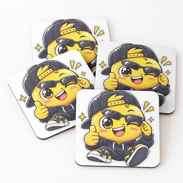 Item preview, Cool Cute Emoji Sticker – Sunglasses Streetwear Emoji designed and sold by Pransis_Diginer_26.