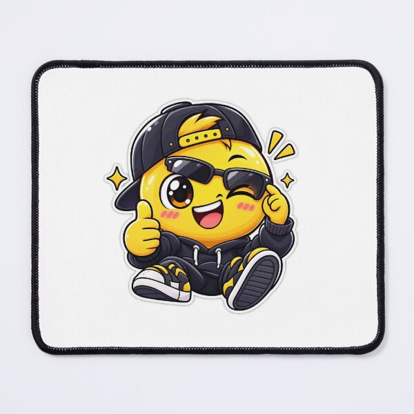 Item preview, Cool Cute Emoji Sticker – Sunglasses Streetwear Emoji designed and sold by Pransis_Diginer_26.