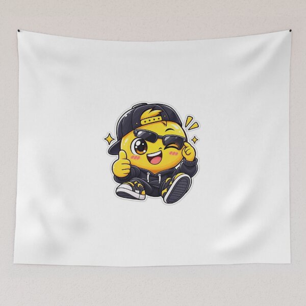 Item preview, Cool Cute Emoji Sticker – Sunglasses Streetwear Emoji designed and sold by Digital_products_0111.