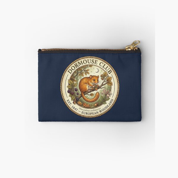 Item preview, Dormouse Club Vintage Badge European Wildlife Art designed and sold by CalmCapy Co.