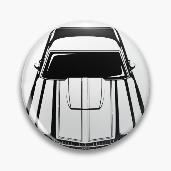 Artikelvorschau, Chevrolet El Camino SS mit weißen Streifen | Limitierte Auflage entworfen und verkauft von theSunrise.