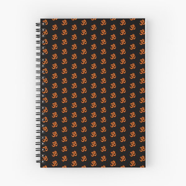 Item preview, Minimalist Orange Om Meditation Symbol designed and sold by pattern-archive.