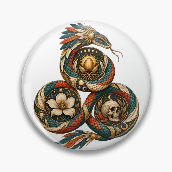 Item preview, The Celestial Serpent in the Triple Spiral designed and sold by Odinsshop.