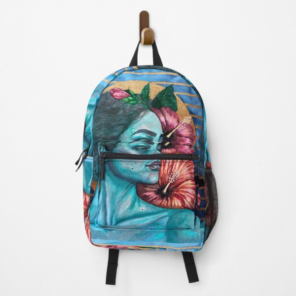 Item preview, Where I Come From | Hibiscus Woman Portrait Watercolour designed and sold by ArithraStudio.