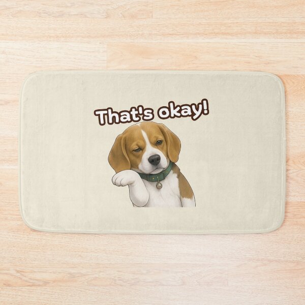 Item preview, Bak Tueng...That's okay! | Funny Deadpan Beagle Character designed and sold by CosmicQuietStudio.