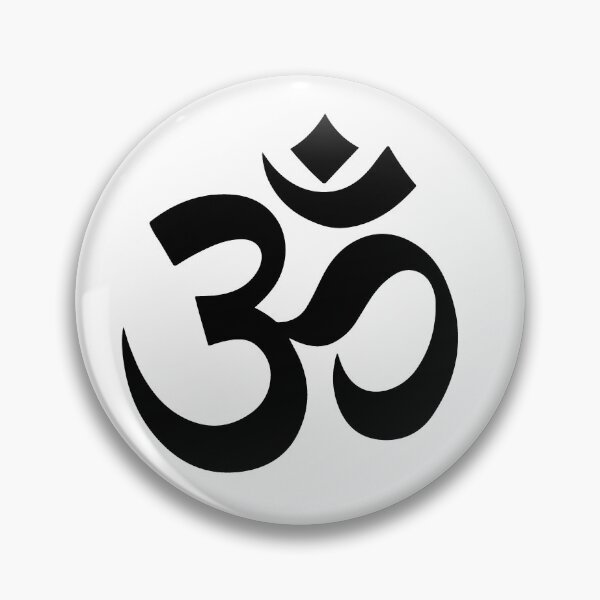 Item preview, Minimalist Black Om Meditation Symbol designed and sold by pattern-archive.
