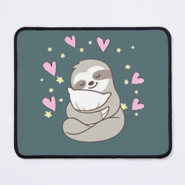 Item preview, Cute Sloth Hugging Pillow – Cozy Lazy Sloth Lover Design designed and sold by RajDeals.
