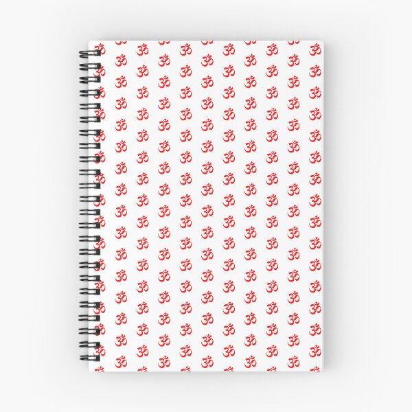 Item preview, Minimalist Red Om Meditation Symbol designed and sold by pattern-archive.