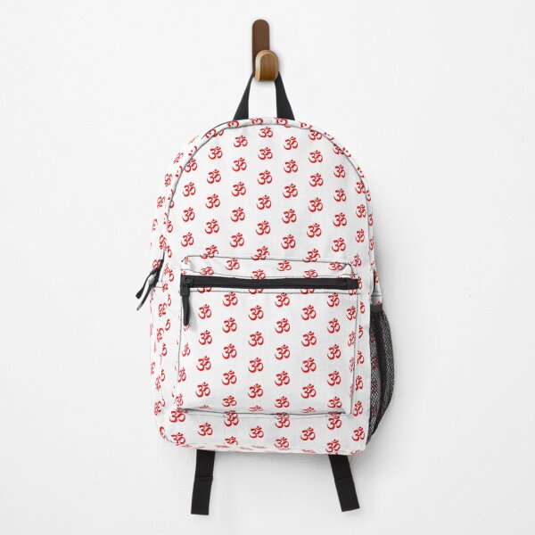 Item preview, Minimalist Red Om Meditation Symbol designed and sold by pattern-archive.