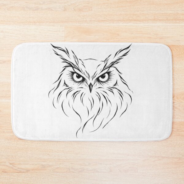 Item preview, Elegant Minimalist Great Horned Owl designed and sold by Snurly.