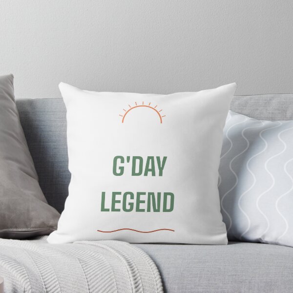 Item preview, G'day Legend Australian Greeting Design designed and sold by BondiDrift.