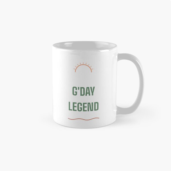 Item preview, G'day Legend Australian Greeting Design designed and sold by BondiDrift.