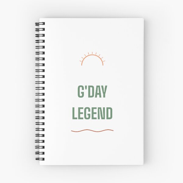 Item preview, G'day Legend Australian Greeting Design designed and sold by BondiDrift.