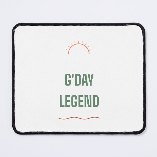 Item preview, G'day Legend Australian Greeting Design designed and sold by BondiDrift.