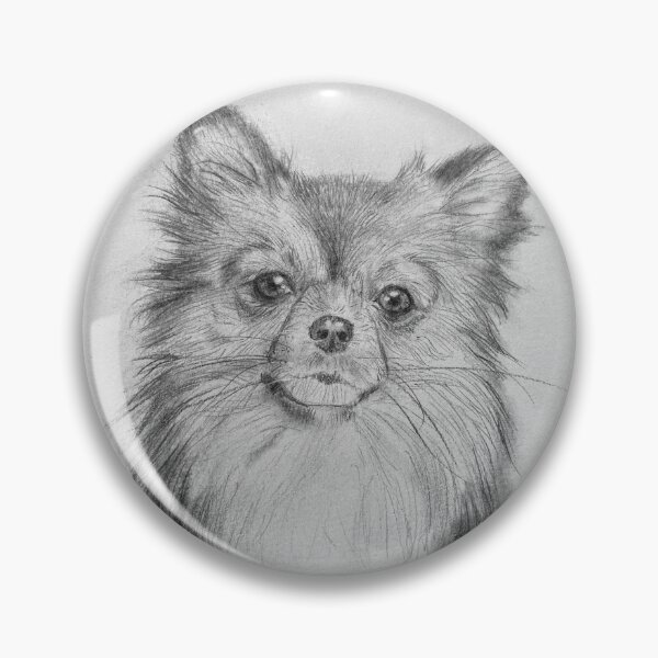 Item preview, Attentive, Pomeranian Portrait  designed and sold by _Esmi_Art.
