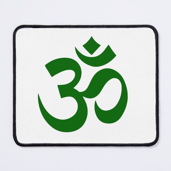 Item preview, Minimalist Dark Green Om Meditation Symbol designed and sold by pattern-archive.