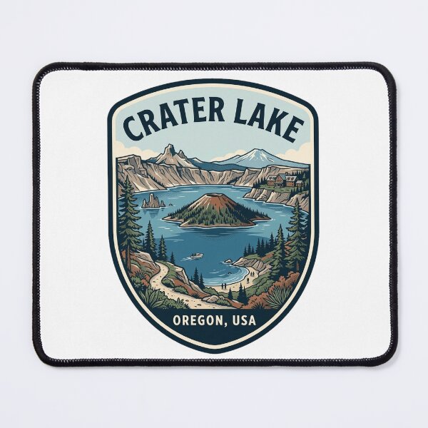 Item preview, Crater Lake National Park Oregon Vintage Emblem designed and sold by k3rstman1.