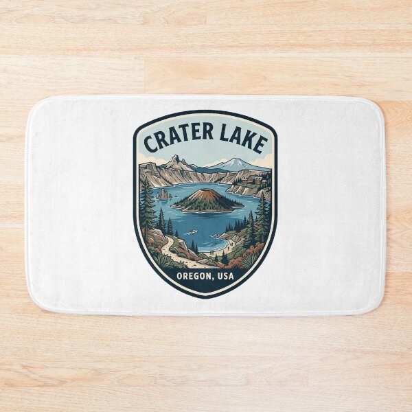 Item preview, Crater Lake National Park Oregon Vintage Emblem designed and sold by k3rstman1.