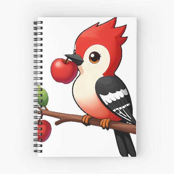 Item preview, Woodpecker with Red Apple designed and sold by pumsquare.