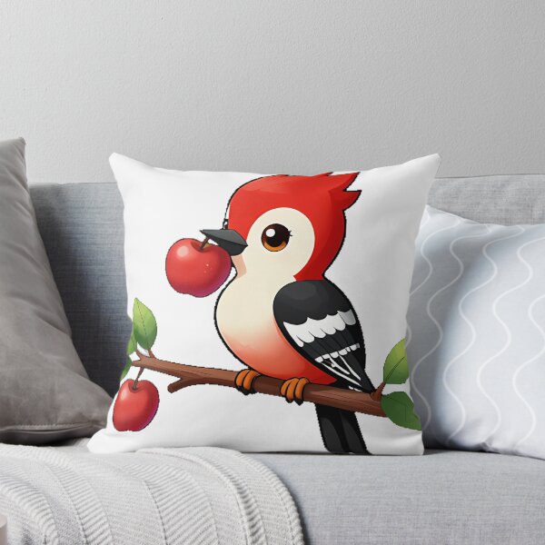 Item preview, Woodpecker with Red Apple designed and sold by pumsquare.