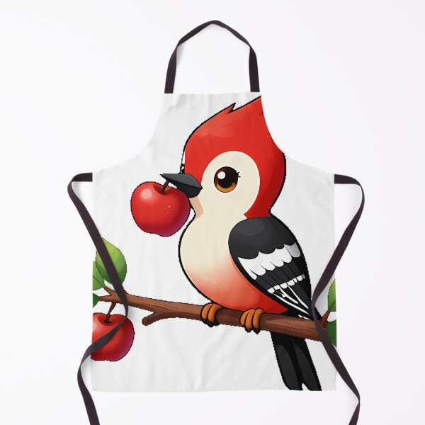 Item preview, Woodpecker with Red Apple designed and sold by pumsquare.