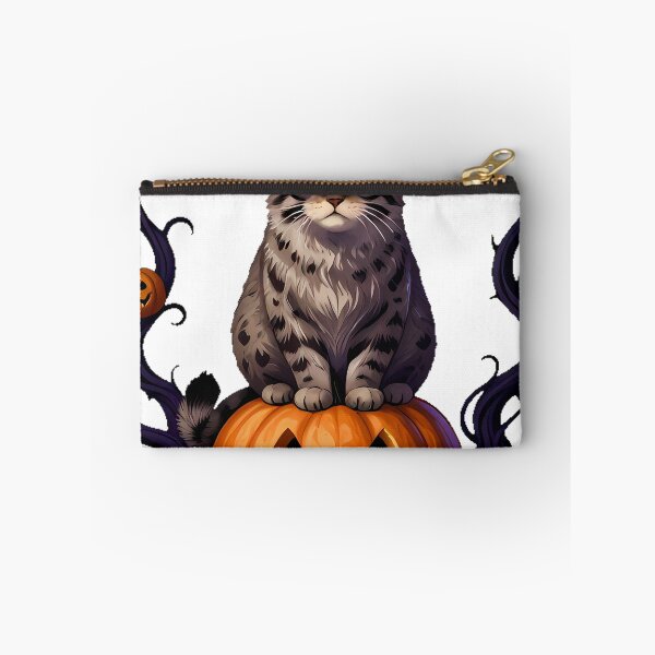 Item preview, Pallas Cat on Carved Pumpkin designed and sold by IllumeInk.