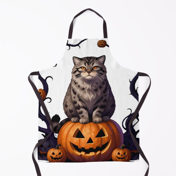 Item preview, Pallas Cat on Carved Pumpkin designed and sold by IllumeInk.