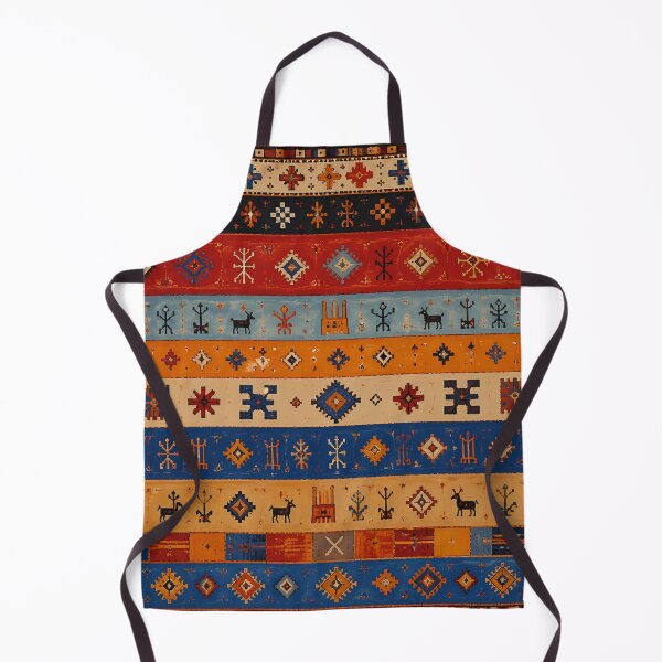 Aperçu de l'œuvre Tapis marocain tribal géométrique à motifs folk vintage bohèmes créée et vendue par GrinGalore.
