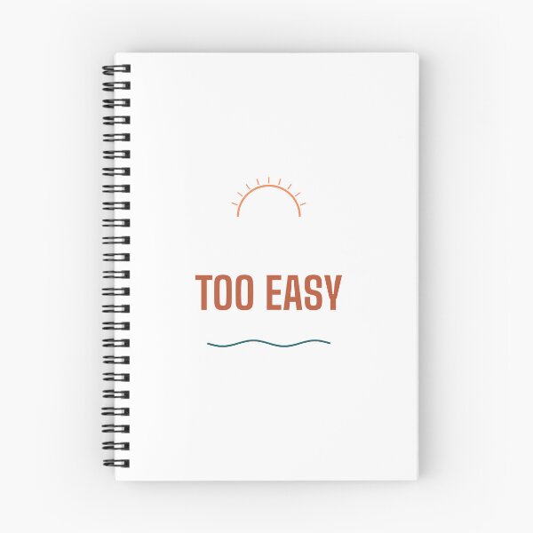 Item preview, Too Easy Australian Slang Design designed and sold by BondiDrift.