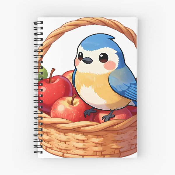 Item preview, Bluebird in Apple Basket designed and sold by pumsquare.