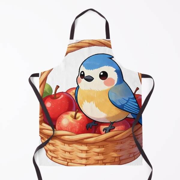 Item preview, Bluebird in Apple Basket designed and sold by pumsquare.