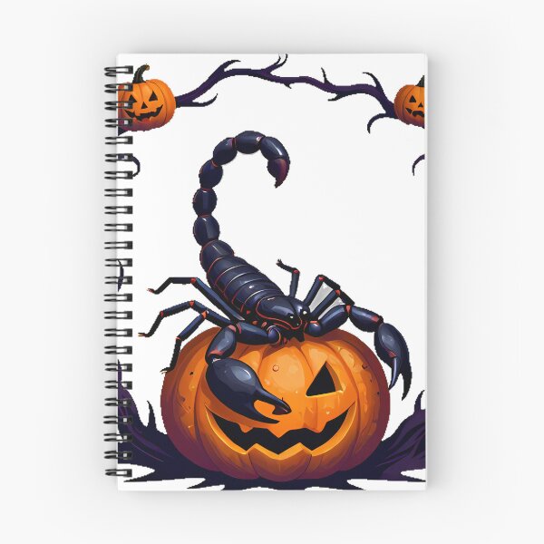 Item preview, Black Scorpion on Carved Pumpkin designed and sold by IllumeInk.