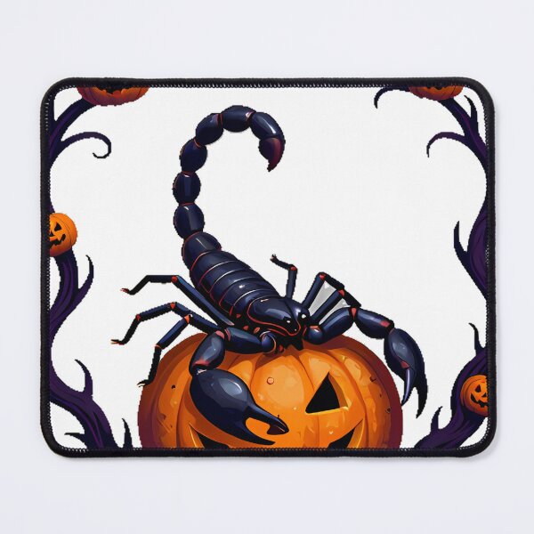 Item preview, Black Scorpion on Carved Pumpkin designed and sold by IllumeInk.