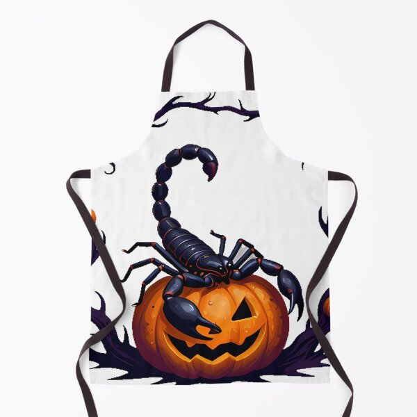 Item preview, Black Scorpion on Carved Pumpkin designed and sold by IllumeInk.