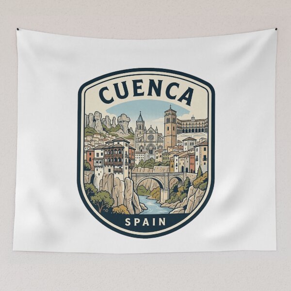 Item preview, Emblema de viaje vintage de Cuenca, España designed and sold by k3rstman1.