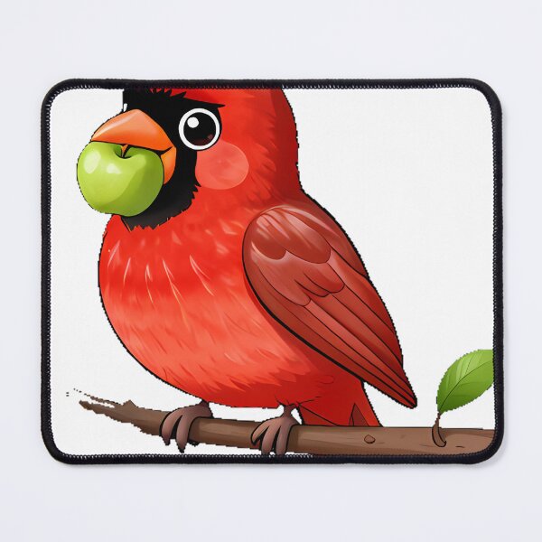 Item preview, Cardinal with Green Apple designed and sold by pumsquare.