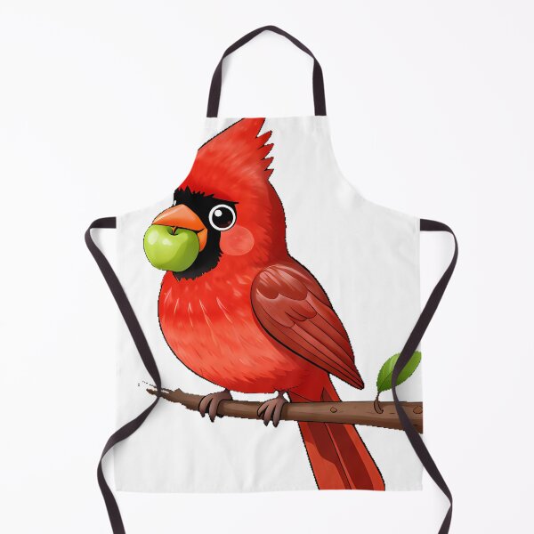 Item preview, Cardinal with Green Apple designed and sold by pumsquare.