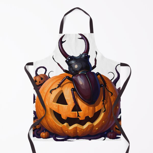 Item preview, Stag Beetle on Carved Pumpkin designed and sold by IllumeInk.