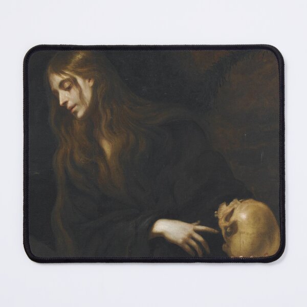 Item preview, MAGDALENE WITH A SKULL BY MATEO CEREZO designed and sold by humbleserf.