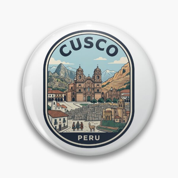 Item preview, Cusco Peru Vintage Travel Badge designed and sold by k3rstman1.