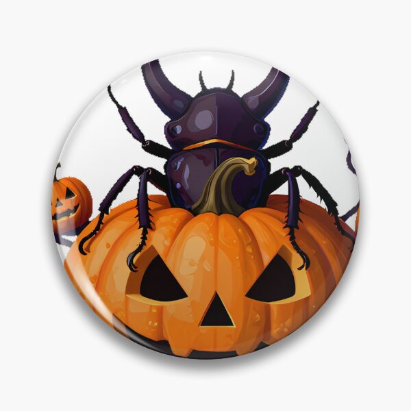 Item preview, Hercules Beetle on Carved Pumpkin designed and sold by IllumeInk.