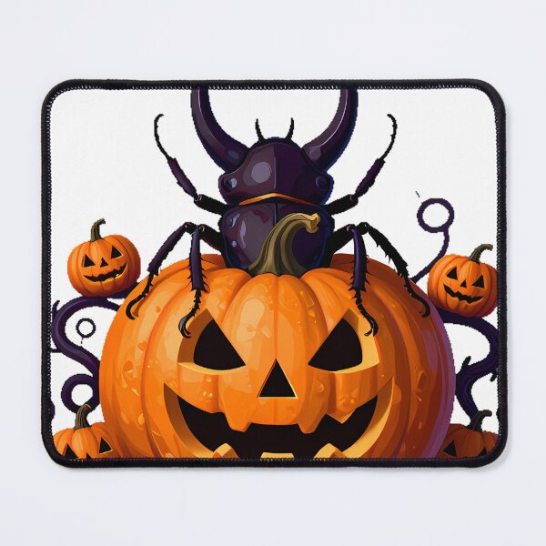 Item preview, Hercules Beetle on Carved Pumpkin designed and sold by IllumeInk.