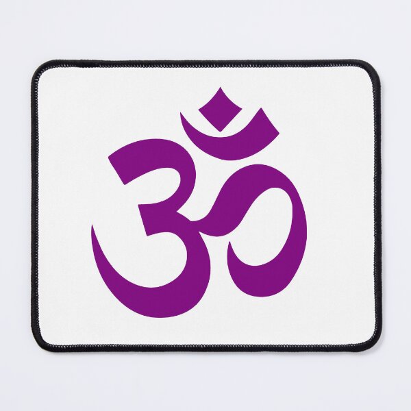 Item preview, Minimalist Purple Om Meditation Symbol designed and sold by pattern-archive.