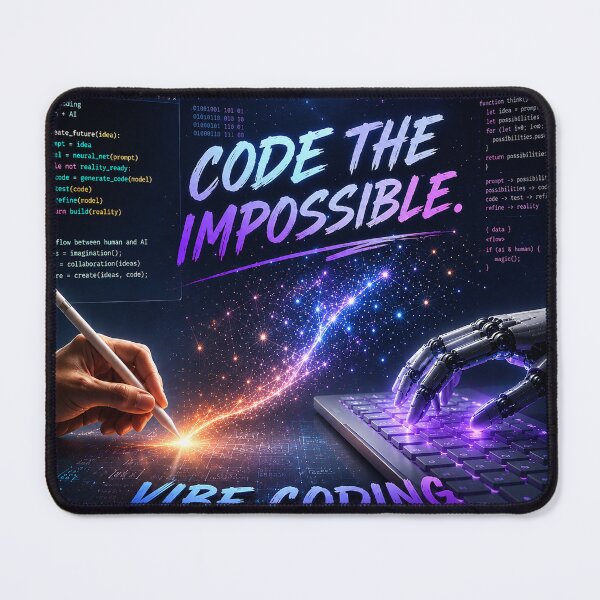 Item preview, Code the Impossible – Vibe Coding & AI Creator designed and sold by lydoartgalaxy.