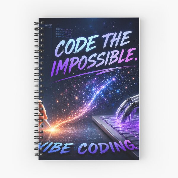 Item preview, Code the Impossible – Vibe Coding & AI Creator designed and sold by lydoartgalaxy.